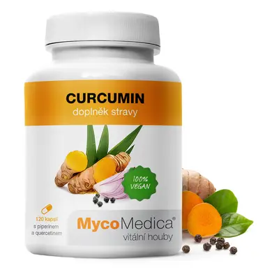 MycoMedica Curcumin - Kurkuma dlouhá 120 kapslí