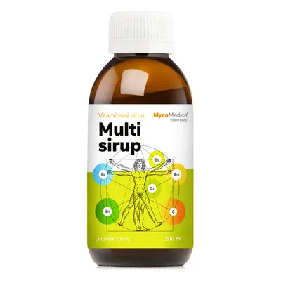 MycoMedica Multi sirup 200 ml + tetovačka pro děti