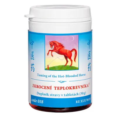 TCM Herbs 018 Zkrocení teplokrevníka® 100 tablet