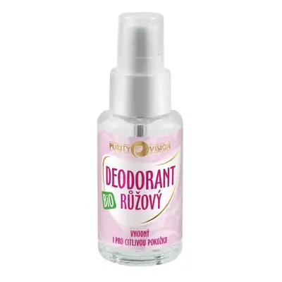 Purity Vision BIO Růžový deodorant 50 ml