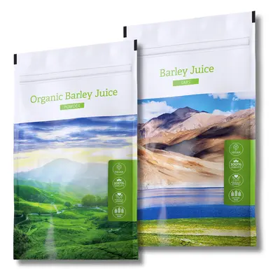 Energy Organic Barley juice Powder + Barley juice Tabs.