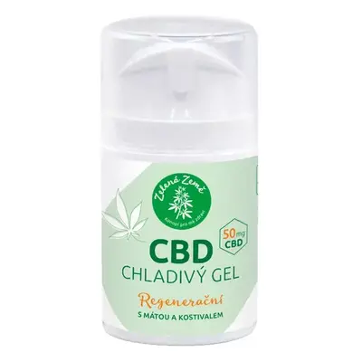 Zelená země CBD chladivý gel 50 g