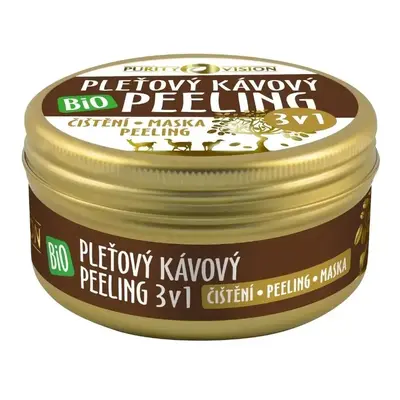 Purity Vision BIO Kávový pleťový peeling 3v1 70 ml