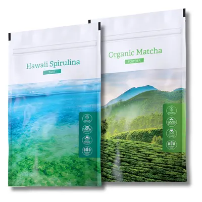 Energy Hawaii Spirulina Tabs + Organic Matcha Powder