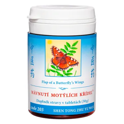 TCM Herbs 203 Mávnutí motýlích křídel® 100 tablet