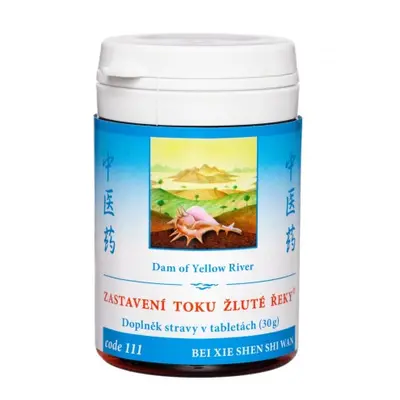 TCM Herbs 111 Zastavení toku žluté řeky® 100 tablet