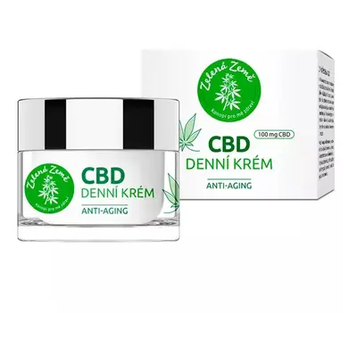 Zelená země CBD denní krém, 50 ml