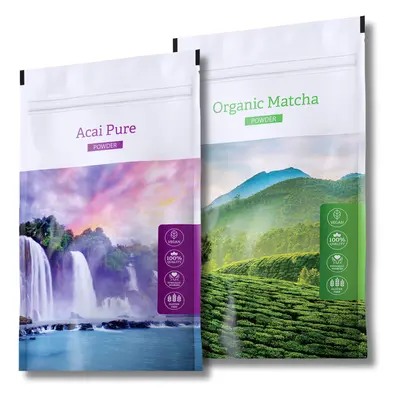 Energy Acai Pure Powder + Organic Matcha Powder