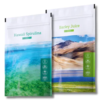 Energy Hawaii Spirulina Tabs. + Barley juice Tabs.