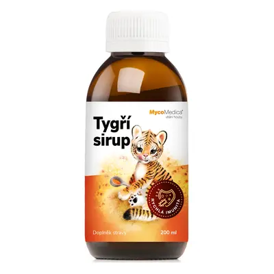 MycoMedica Tygří sirup 200 ml + tetovačka pro děti