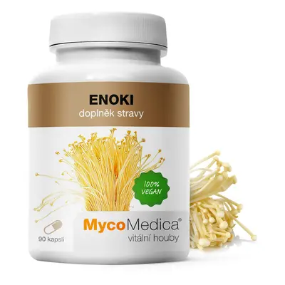 MycoMedica Enoki - Penízovka sametonohá 90 kapslí