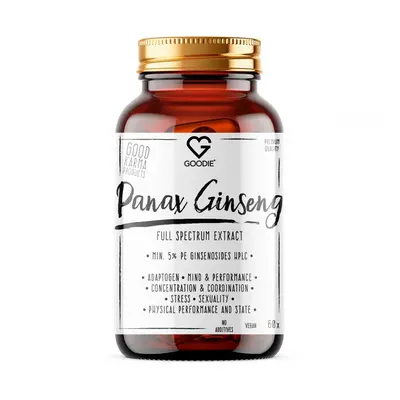 Goodie Ženšen pravý - Full spektrum extrakt min. 10% ginsenosides - Panax Ginseng 60 ks