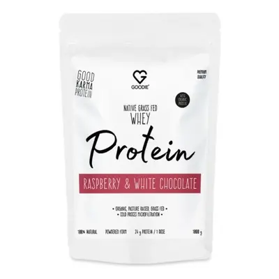 Goodie Nativní syrovátkový protein BIO GrassFed - Malina a bílá čokoláda / Native GrassFed Whey 