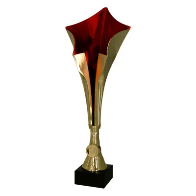 Plastová trofej | Zlato-červená Výška: 36,5 cm