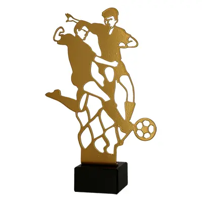 Zlatá kovová trofej | Fotbal