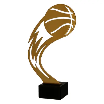 Zlatá kovová trofej | Basketbal