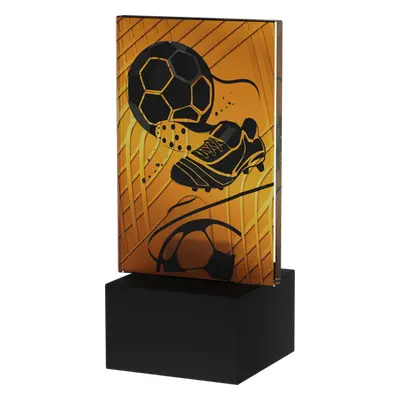 Designová skleněná trofej | Fotbal Výška: 12 cm, Průměr: 0,6 cm