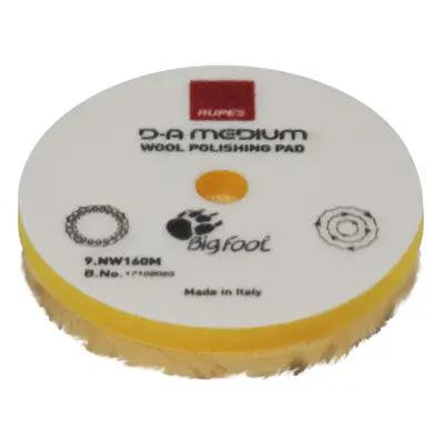 Vlněný lešticí kotouč RUPES D-A Medium Wool Polishing Pad 160 mm