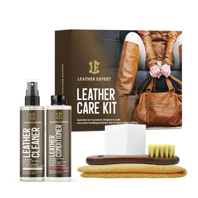 Malý set autokosmetiky na kůži Leather Expert - Leather Handbag Care Kit