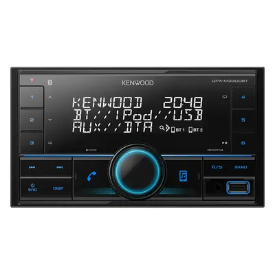 2DIN autorádio bez mechaniky Kenwood DPX-M3300BT