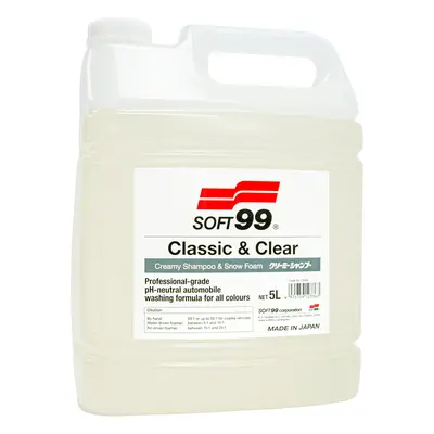 Autošampon Soft99 Classic Clear Shampoo (5 l)