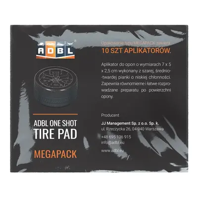 Aplikátory na pneumatiky ADBL One Shot Tire Pad Megapack