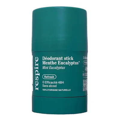 RESPIRE - Déodorant Stick Menthe Eucalyptus – Účinnost 48 h