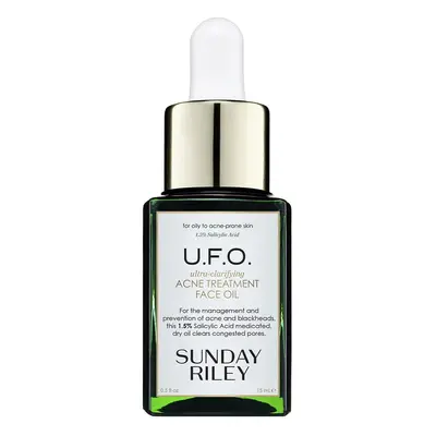 SUNDAY RILEY - U.F.O. Ultra Clarifying Face Oil - Exfoliační suchý olej v cestovním balení