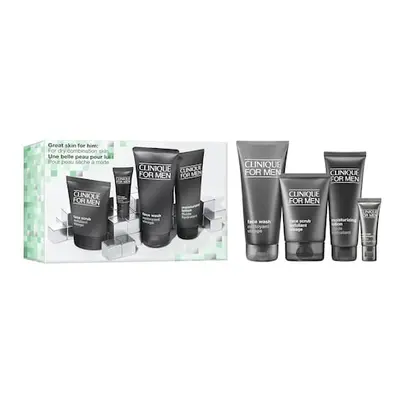 CLINIQUE - Great Skin For Him: Dry Skin Set - dárková sada pro muže