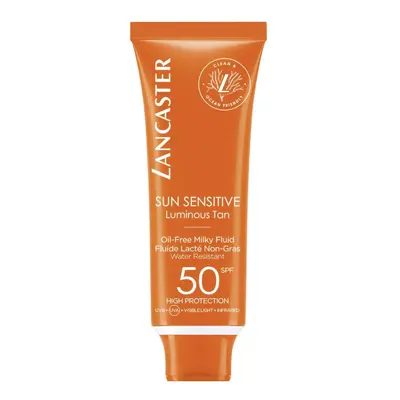 LANCASTER - SUN SENSITIVE - Fluid bez oleje s mléčnou konzistencí SPF50