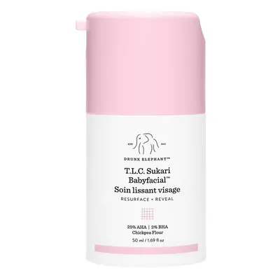 DRUNK ELEPHANT - T.L.C. Sukari Babyfacial - Maska Na Obličej