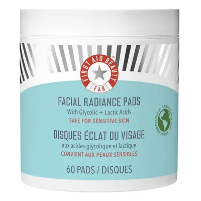 FIRST AID BEAUTY - Facial Radiance Pads – Péče s kyselinou glykolovou a mléčnou