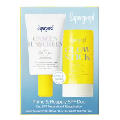 SUPERGOOP! - Duo SPF Préparation & Réapplication – Duo pro ochranu proti slunci