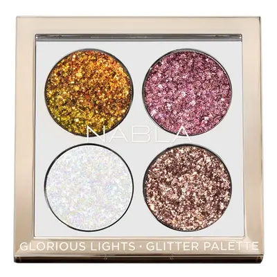 NABLA - Glorious Lights Glitter Palette – Paletka očních stínů