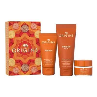 ORIGINS - Ginzing™ - Tinted Set Protect & Glow Set - Dárková sada péče o pleť