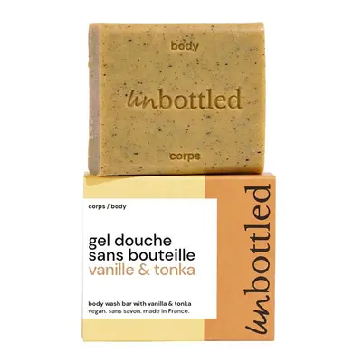 UNBOTTLED - Sprchový gel bez lahvičky Vanilla & Tonka – mýdlo s neutrálním pH