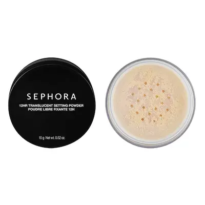 SEPHORA COLLECTION - 12HR Setting Powder – Transparentní zmatňující sypký pudr s dlouhou výdrží