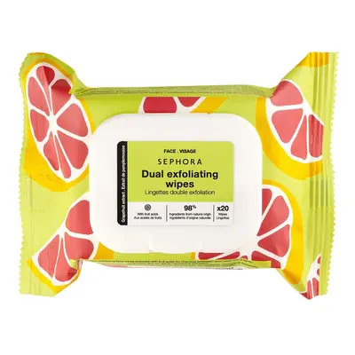 SEPHORA COLLECTION - Double Exfoliation Wipes - Exfoliační ubrousky