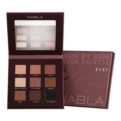 NABLA - Side By Side Nude Palette Baby - Paletka očních stínů