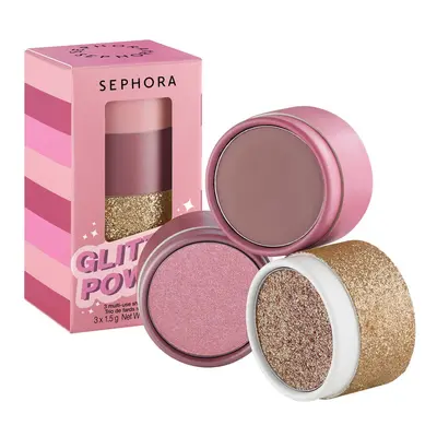 SEPHORA COLLECTION - Glitter Power - Multifunkční trio očních stínů