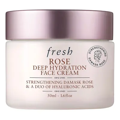 FRESH - Rose Face Cream - Hloubkově hydratační krém s růží a kyselinou hyaluronovou