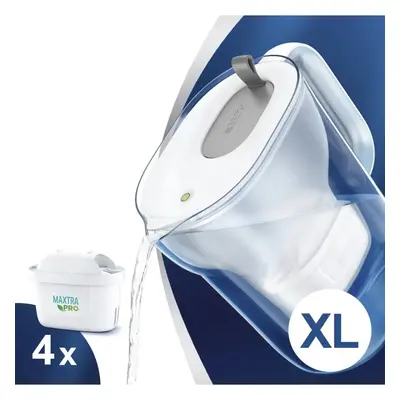 Filtrační konvice Brita Style XL šedá 3,6 l + 4 ks filtru Maxtra Pro Pure Performance