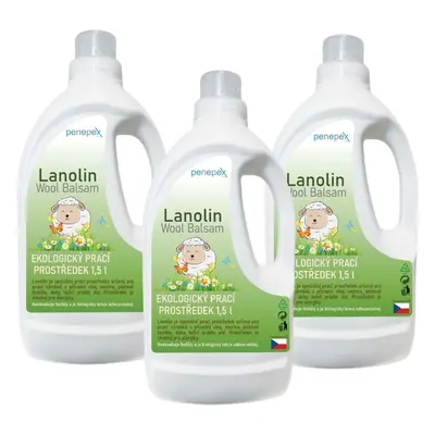 Lanolin na praní Wool Balsam 1,5 l / 3 ks