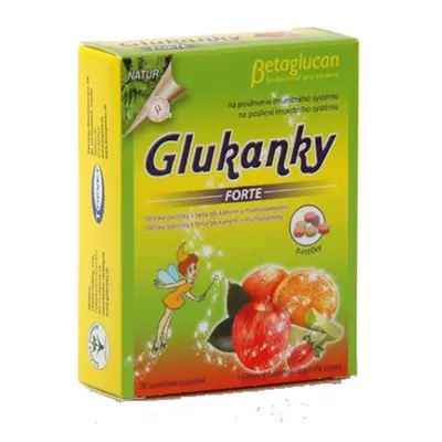 TOPVET Glukánky forte dětské pastilky 30 tbl.