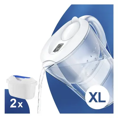 Filtrační konvice Brita Marella XL bílá + 2 ks Filter Logic FL-402H