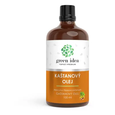 Green idea kaštanový bylinný olej 100 ml - křečové žily, hemeroidy, syndrom těžkých nohou