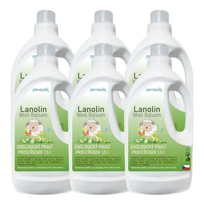 Lanolin na praní Wool Balsam 1,5 l / 6 ks