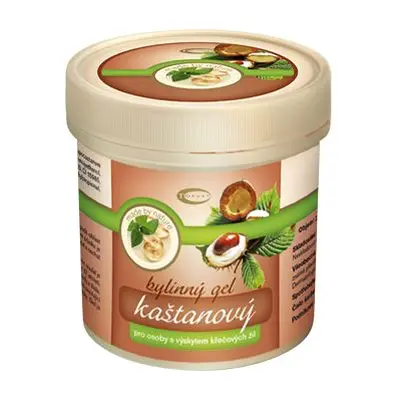 TOPVET Kaštanový masážní gel - na křečové žíly 250 ml