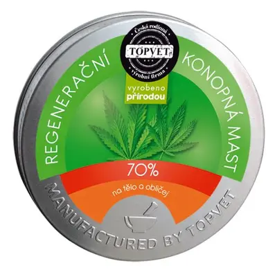 TOPVET Konopná regenerační mast 70% 100 ml