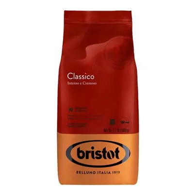 Bristot Classico zrnková káva 1 kg (Arabica 20%, Robusta 80%)